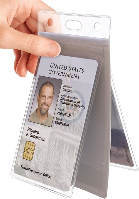 id rfid card holder quick slide|shielded 2 card id badge holder.